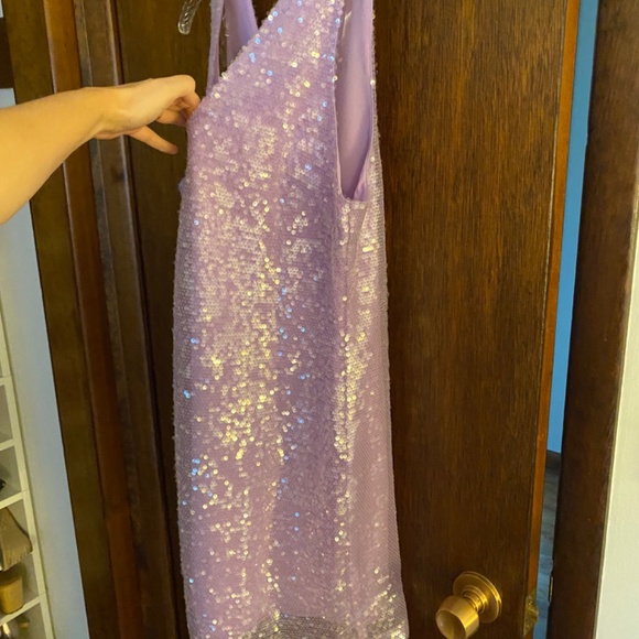 A new day sequin mini dress purple - Picture 5 of 6